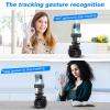 Soonpho M6 Auto Face Tracking Motorized Rotating Panoramic Tripod Head, Remote Control 360 Pan Tilt Head with Mobile Phone Clip for DSLR Cameras, Camcorders, Smartphones, Tripod view 3