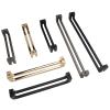 YEAHSO Black Zinc Alloy Furniture Closet Handle Solid Kitchen Cupboard Pulls Drawer Knobs Furniture Handle Hardware 1Pcs (Color : Black) view 3