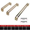 YEAHSO Black Zinc Alloy Furniture Closet Handle Solid Kitchen Cupboard Pulls Drawer Knobs Furniture Handle Hardware 1Pcs (Color : Black) view 4