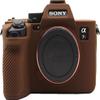 A7R V Camera Case, BMAOLLONGB Fullbody Thin Lightweight Silicone Camera Skin Body Rubber Cover Case for Sony Alpha A7R V A7R5 (Coffee) view 1