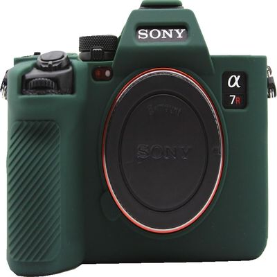 A7R V Camera Case, BMAOLLONGB Fullbody Thin Lightweight Silicone Camera Skin Body Rubber Cover Case for Sony Alpha A7R V A7R5 (Green)