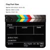 Colorful Acrylic Film Clap Board with Marker Slot, Black Back, Washable, Acrylic Material, for Film, TV Series, Studio view 2