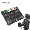 Colorful Acrylic Film Clap Board with Marker Slot, Black Back, Washable, Acrylic Material, for Film, TV Series, Studio view 3