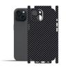 IPG Compatible with iPhone 15 Plus Decorative Carbon Fiber Vinyl Back and Sides Full Protection Anti Scratch Skin Guard - 3D Surface - Easy to Install for 15 Plus (Black Carbon Fiber) view 2