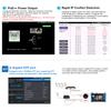 8K IP Camera Tester, WANLUTECH All in One CCTV Tester 7inch Touchscreen TVI CVI AHD SDI CVBS Camera Test TDR Cable Test OPM VFL 90W PoE Power DMM Network Tools WiFi HDMI VGA (IPC-9800CLMOVTADHS Pro) view 4