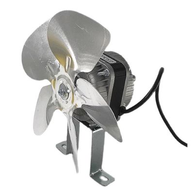 Freezer Kitchen Cabinet Cooling Fan Motor Flat Refrigeration Console Refrigerator Fan Motor Radiator Asynchronous Refrigeration Display Cabinet Accessories (Size : Metal Wind Blade Set)