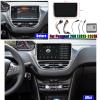 Android 12 Car Audio with 9 inch in-Dash Car Stereo for Peugeot 208 2013-2020 Support Steering Wheel Control Carplay dab+ Bluetooth WiFi GPS FM/RDS Radio with Free Rear Camer view 2
