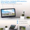 ZHXINSD [Dual Lens 2K+2K&10X Zoom] Home Wireless Security Camera System with 12.5" LCD Monitor Outdoor, 10CH Kit 4PCS House WiFi Camera 1TB HDD view 3