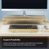 CRAFT KITTIES Wood Monitor Stand Riser -Desk Stand Wood for Computer/Laptop/TV Printer - Monitor Arms & Stands Desk Riser for Office Organizers -Desktop Workspace (M03-560F-43BR1-US) view 4