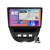 9 inch Car Audio Android 12 Car Stereo with Bluetooth FM AM RDS Double Din GPS Navigation with Backup Cam for Peugeot 107 2009-2015 Support Steering Wheel Control DAB+/TPMS/DVR/OBD2 view 1