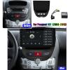 9 inch Car Audio Android 12 Car Stereo with Bluetooth FM AM RDS Double Din GPS Navigation with Backup Cam for Peugeot 107 2009-2015 Support Steering Wheel Control DAB+/TPMS/DVR/OBD2 view 2