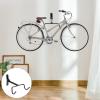 Alipis Bike Hanger Wall Mount Bicycle Hook Metal Bike Hooks Bike Pulley Storage Cycling Bike Hook Heavy Duty Bicycle Rack Bicycle Hangers Bicycle Hanger for Road Bicycle Hooks for Hanging view 3