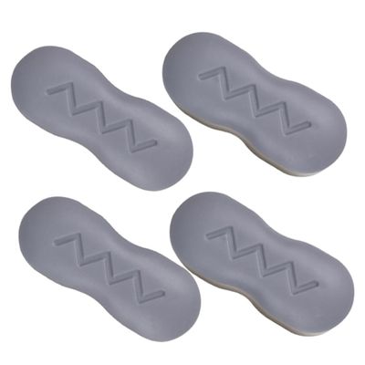 IWOWHERO 4pcs Plastic Shims Plastic Washers Toilet Lid Lifter Toilet Seat Bumper Pads Seat Cushioning Pads Washer Cushion Gasket Floor Mat Non-Slip Plug