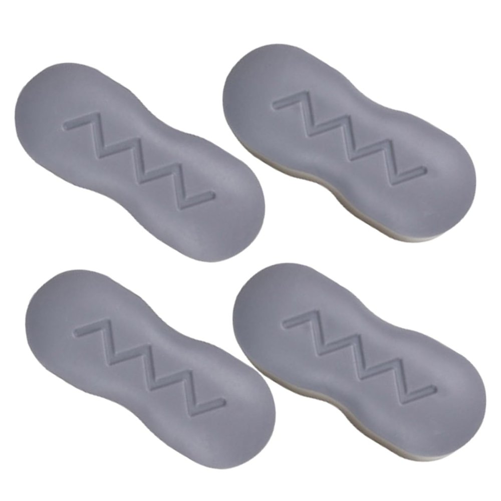 IWOWHERO 4pcs Plastic Shims Plastic Washers Toilet Lid Lifter Toilet Seat Bumper Pads Seat Cushioning Pads Washer Cushion Gasket Floor Mat Non-Slip Plug
