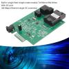 Gavigain SC Fiber Ethernet Transceiver,Gigabit Multi Mode SC Fiber to Ethernet Media Converter Built in SFP Fiber Module 100 Mbps Tx1550nm/Rx1310nm Single Fiber Singlemode RJ 45 Port Fiber view 3