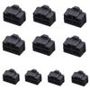 FirSea 10Pcs Ethernet Dust Cover, RJ45 Anti-Dust Silicone Plugs Protector Stopper Cap for Female Port Protector/Blocker, Port Protector for Switch, Router, Media Converters view 1