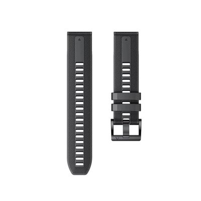 QuickFit 22mm Watch Band fit For Garmin MARQ Gen 2/Epix Silicone Strap fit For Garmin Approach S70 47mm/Forerunner 965 955 Bracelet (Color : Style 1 Black, Size : For Garmin Epix Gen2)