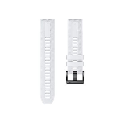 QuickFit 22mm Watch Band fit For Garmin MARQ Gen 2/Epix Silicone Strap fit For Garmin Approach S70 47mm/Forerunner 965 955 Bracelet (Color : Style 1 White, Size : For Garmin Fenix 5)