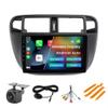 Stereo for Honda Civic 1996-2001 LHD, Biorunn 9 Inch GPS Radio Wireless Car-Play Android Auto Upgrade Dash Kit IPS Navigation RDS Head Unit Blue-Tooth 2GB RAM 32GB ROM view 1