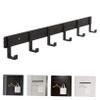 Anneome Wall Mounted Coat Hook Heavy Duty Rack for Coats Hats and Bags Versatile Storage for Kitchen Bathroom and Bedroom Easy Installation Adhesive view 3