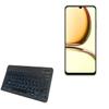 BoxWave Keyboard Compatible with Realme C53 - SlimKeys Bluetooth Keyboard - with Backlight, Portable Slim LED 7 Colors - Jet Black view 1