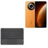 BoxWave Keyboard Compatible with Realme Narzo 60 - SlimKeys Bluetooth Keyboard with Trackpad, Portable Slim TouchPad - Jet Black view 1