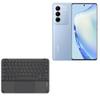 BoxWave Keyboard Compatible with vivo V27 - SlimKeys Bluetooth Keyboard with Trackpad, Portable Slim TouchPad - Jet Black view 1