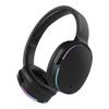 HyperGear Wireless Bluetooth Headphones + Loud HD Stereo Sound Speaker Over-Ear Noise-Isolating Fit Headset with Built-in Mic [LED Light Up Earphones + Speaker] Black view 1