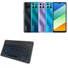 BoxWave Keyboard Compatible with Infinix Smart 6 Plus (India) - SlimKeys Bluetooth Keyboard - with Backlight, Portable Slim LED 7 Colors - Jet Black view 1