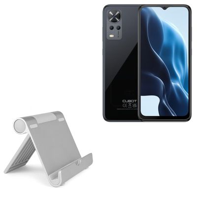 BoxWave Stand and Mount Compatible with Cubot Note 30 - VersaView Aluminum Stand, Portable, Multi Angle Viewing Sturdy