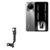 BoxWave Car Mount Compatible with Infinix Note 12 Pro - Rearview Mirror Car Mount, Rear View Mirror Adjustable GPS Car Mount - Jet Black view 1