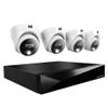 Night Owl 2-Way Audio 12 Channel DVR Video Home Security Camera System with (4) Wired 2K HD Indoor/Outdoor Deterrence Dome Cameras and 2TB Hard Drive (Add up to 4 Wi-Fi Cameras) (4 Camera) view 1