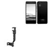 BoxWave Car Mount Compatible with Cubot J20 - Rearview Mirror Car Mount, Rear View Mirror Adjustable GPS Car Mount - Jet Black view 1