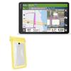 BoxWave Case Compatible with Garmin dezl OTR610 (6 in) - AquaProof Pouch, Triple Sealed Waterproof Carrying Pouch Lanyard - Yellow view 1