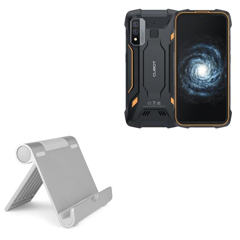 BoxWave Stand and Mount Compatible with Cubot Kingkong 6 - VersaView Aluminum Stand, Portable, Multi Angle Viewing Sturdy
