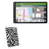 BoxWave Case Compatible with Garmin dezl OTR710 (7 in) - Zebra Plush SlipSuit, Animal Print Padded Soft Sleeve view 1