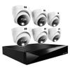 Night Owl 2-Way Audio 12 Channel DVR Video Home Security Camera System with (6) Wired 2K HD Indoor/Outdoor Deterrence Dome Cameras and 2TB Hard Drive (Add up to 4 Wi-Fi Cameras) (6 Camera) view 1
