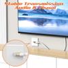 10FT RG6 Coaxial Cable, Gold Plated Connectors, Compatible with Cable Modems, Boxes & Routers, Includes 90 Degree Male to Female Adapter view 3