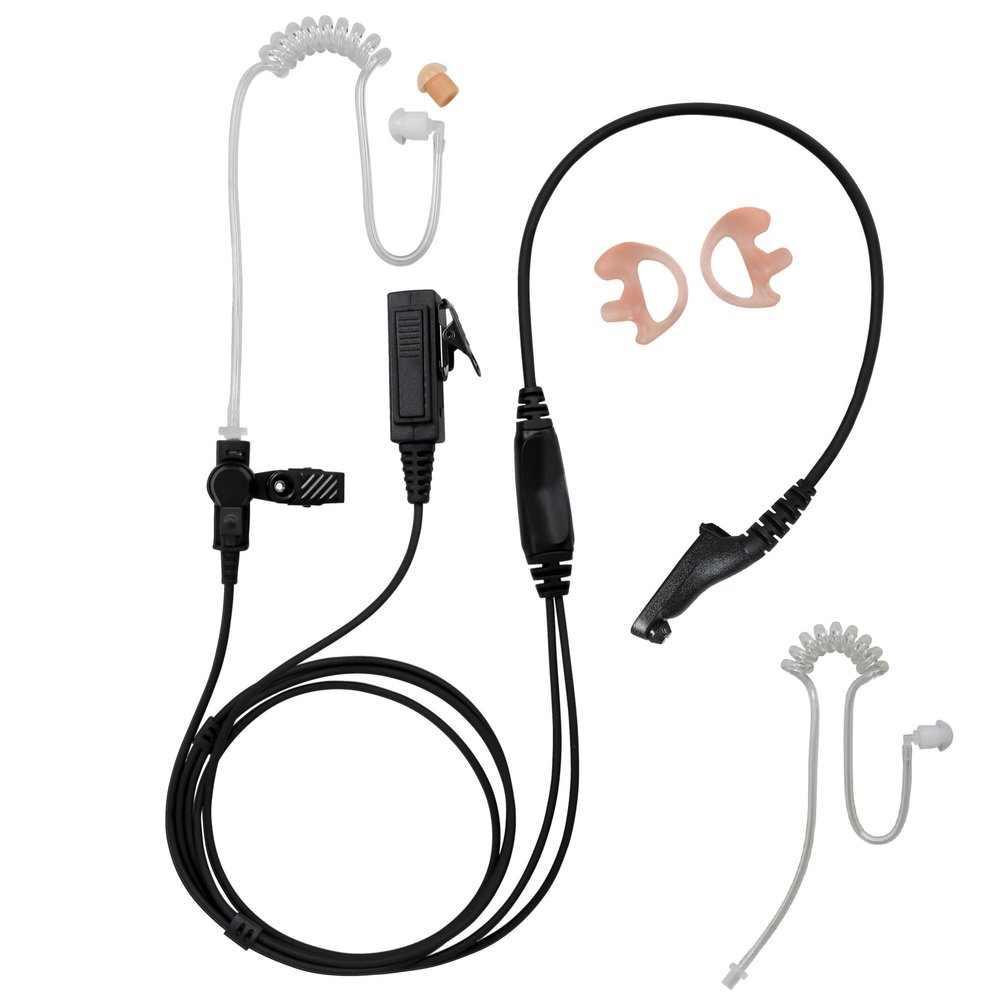 Bommeow BCT22PROCTM-M9 Clear Tube Earpiece Compatible with Motorola Radios APX6000 APX7000 APX8000 XPR6350 XPR6550 XPR7550 XPR7350e XPR7550e XPR7580e APX 6000 7000 8000 XPR 6550 7550 7550e with Extra