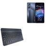 BoxWave Keyboard Compatible with Tecno Pova Neo 5G - SlimKeys Bluetooth Keyboard, Portable Thin with Chiclet-Style Keys - Jet Black view 1