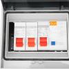 Garage Consumer Unit, Impactresistant Consumer Unit with High Switching Capacity and Quick Release for Workshops view 3