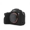 A7R V Camera Case, BMAOLLONGB Frosting Fullbody Thin Lightweight Silicone Camera Skin Body Rubber Cover Case for Sony Alpha A7R V (Black) view 2