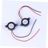Hemobllo 6pcs Piezoelectric Buzzer Alarm Electronic Buzzer 24v 85db Industrial Use Wires Black Abs Piezo view 3
