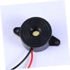 Hemobllo 6pcs Piezoelectric Buzzer Alarm Electronic Buzzer 24v 85db Industrial Use Wires Black Abs Piezo view 4