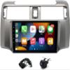 Saitedudu Android 13 9 Inch Screen Car Stereo for Toyota 4Runner 2009-2019 Car Radio with Carplay Android Auto GPS Navi, FM, HiFi + AHD Camera view 1