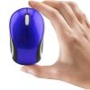 Thanice Mini Mouse - Small Wireless Optical Kids Mouse for School, Travel, PC & MacBook - USB Receiver (Blue) view 1