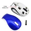 Thanice Mini Mouse - Small Wireless Optical Kids Mouse for School, Travel, PC & MacBook - USB Receiver (Blue) view 2