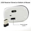 Thanice Mini Mouse - Small Wireless Optical Kids Mouse for School, Travel, PC & MacBook - USB Receiver (Blue) view 3