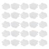 MECCANIXITY 25pcs Laptop DP Port Duct Covers Caps Silicone Plugs Protector for Mini Display Port Female End, Clear view 1