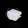 MECCANIXITY 25pcs Laptop DP Port Duct Covers Caps Silicone Plugs Protector for Mini Display Port Female End, Clear view 2